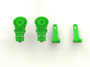 Beautiful pearl earrings 3D Print Model