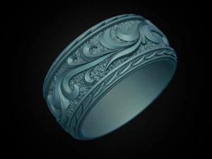 Beautiful wedding ring 3D Print Model