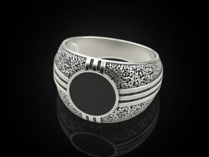 Blackened and Onyx Ring 3D 프린트 모델