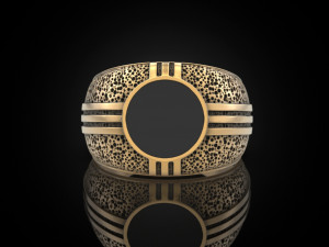 Blackened and Onyx Ring 3D 프린트 모델
