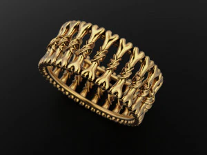 Bone ring 3D Print Model