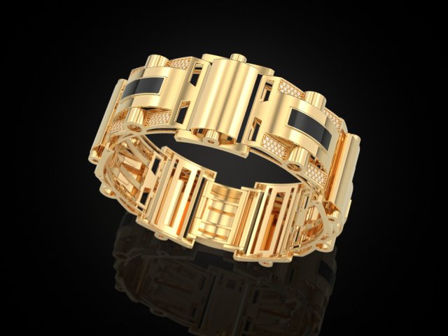 Bracelet 4 V2 3D 打印模型 .c4d .max .obj .3ds .fbx .stl .blend 