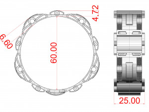 Bracelet 4 V2 3D 打印模型