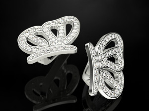 Butterfly earring 3D 프린트 모델