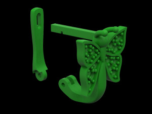 Butterfly earring 2 Modelo de Impressão 3D