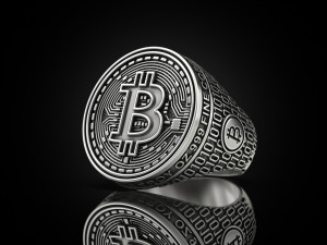 Coolest Bitcoin ring 3D Принт Модель