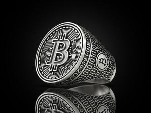 Coolest Bitcoin ring 3D Принт Модель