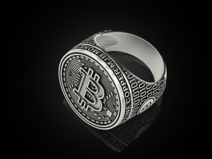 Coolest Bitcoin ring 3D Принт Модель