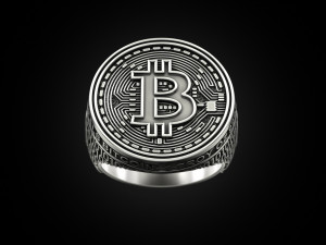 Coolest Bitcoin ring 3D Принт Модель