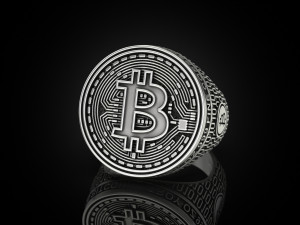 Coolest Bitcoin ring 3D Принт Модель