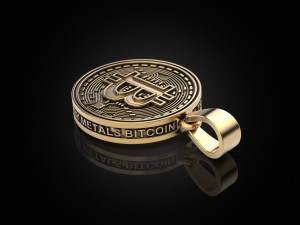 Coolest Bitcoin Pendant 3D Принт Модель