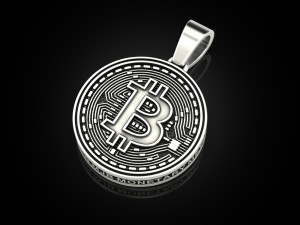 Coolest Bitcoin Pendant 3D Принт Модель