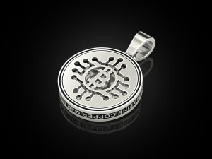 Coolest Bitcoin Pendant 3D Принт Модель