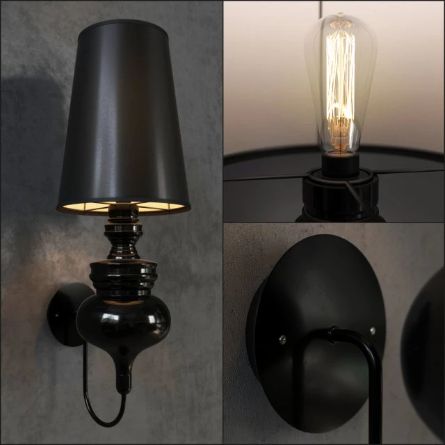 josephine wall lamp 3D Model .c4d .max .obj .3ds .fbx .stl .blend
