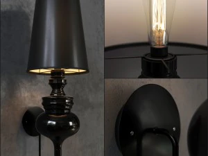 josephine wall lamp 3D Model