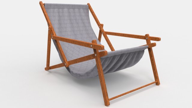 sling chair Modèle 3D .c4d .max .obj .3ds .fbx .stl .blend