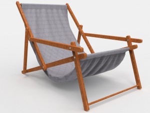 sling chair 3D Model