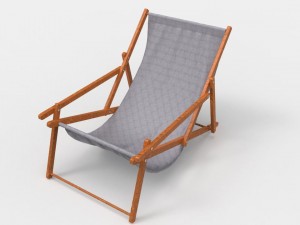 sling chair Modèle 3D