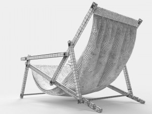 sling chair Modèle 3D