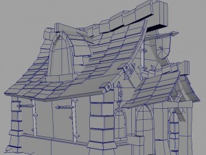 cartoonfantacybuilding01 3Dモデル