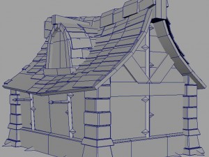 cartoonfantacybuilding01 3Dモデル