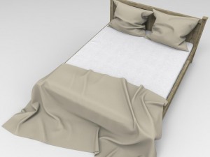 bed 3D Model