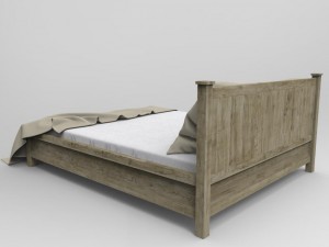 bed 3D Model