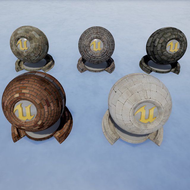 bricktexturepackpbr CG テクスチャ .c4d .max .obj .3ds .fbx .stl .blend 