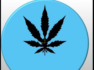 cannabis leaf 3D 모델