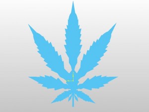cannabis leaf 3D 모델