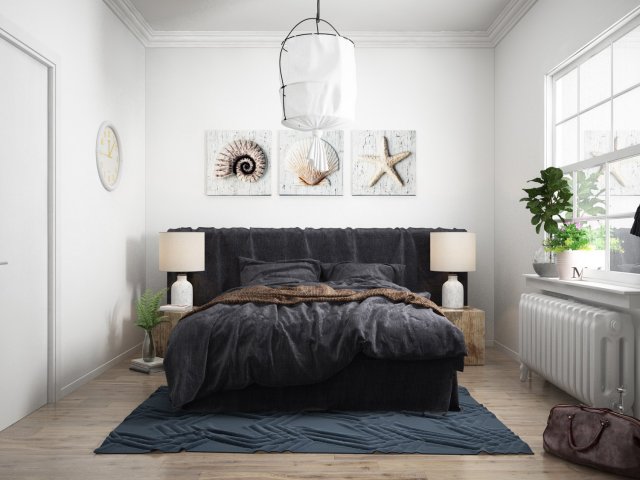 bedroom Modelo 3D .c4d .max .obj .3ds .fbx .stl .blend 