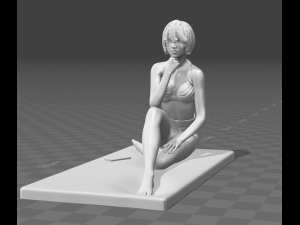 girl pose 3d print 3D Print Model