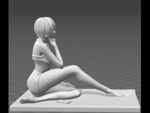 girl pose 3d print 3D Baskı Modeli