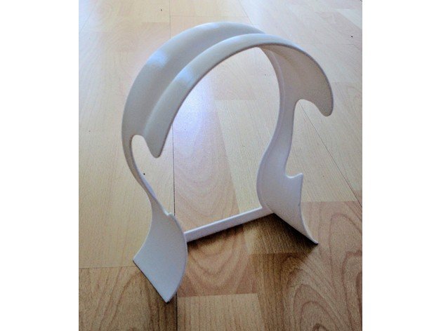 headphone stand 3d print 3D Print Model .c4d .max .obj .3ds .fbx .stl .blend 
