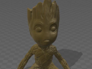 베이비 그루트 3D 프린트 모델