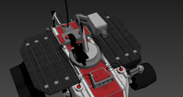 robot rover unity Model 3D .c4d .max .obj .3ds .fbx .stl .blend 