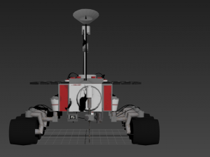 robot rover unity Model 3D