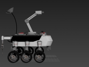 robot rover unity Model 3D