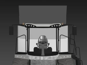 combine harvester 3D Model