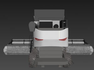 combine harvester 3D Model