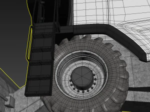 combine harvester 3D Model