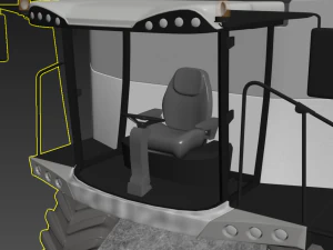 combine harvester 3D Model