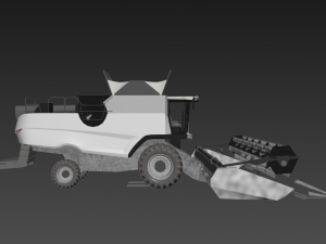 combine harvester 3D Model