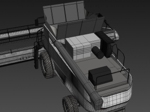 combine harvester 3D Model