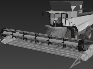 combine harvester 3D Model