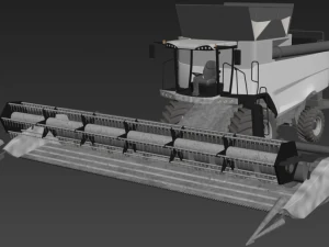combine harvester 3D Model