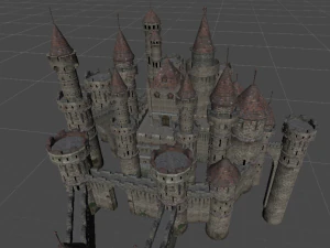 castle set unity 3D Model