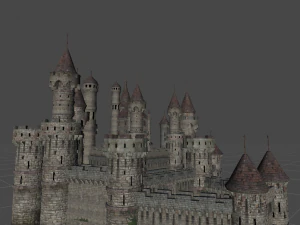 castle set unity 3D Model