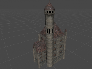 castle set unity 3D Model