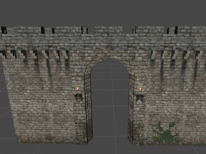 castle set unity 3D Model